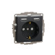 Розетка з зазем. + 2 USB тип А Schneider Sedna Design Чорний