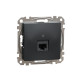 Комп'ютерна розетка RJ45 кат. 5е UTP Schneider Sedna Design Чорний
