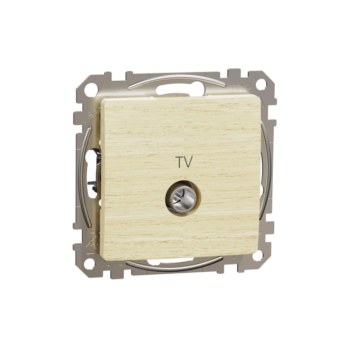 Розетка TV Schneider Sedna Elements штучне дерево Береза