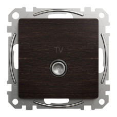Розетка TV Schneider Sedna Elements искусств. дерево Венге