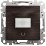 Датчик движения с выключателем 10 A Schneider Sedna Elements Венге