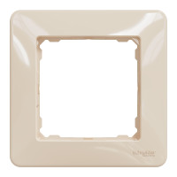Рамка 1-постова Schneider Sedna Design Бежевий