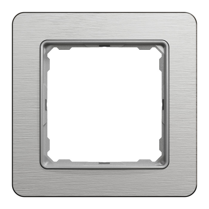 Рамка 1-постова Schneider Sedna Elements матовий алюміній, пластик