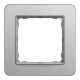Рамка 1-постова Schneider Sedna Elements матовий алюміній, пластик