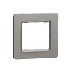 Рамка 1-постова Schneider Sedna Elements матовий алюміній, пластик