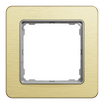 Рамка 1-постова Schneider Sedna Elements матове Золото, пластик