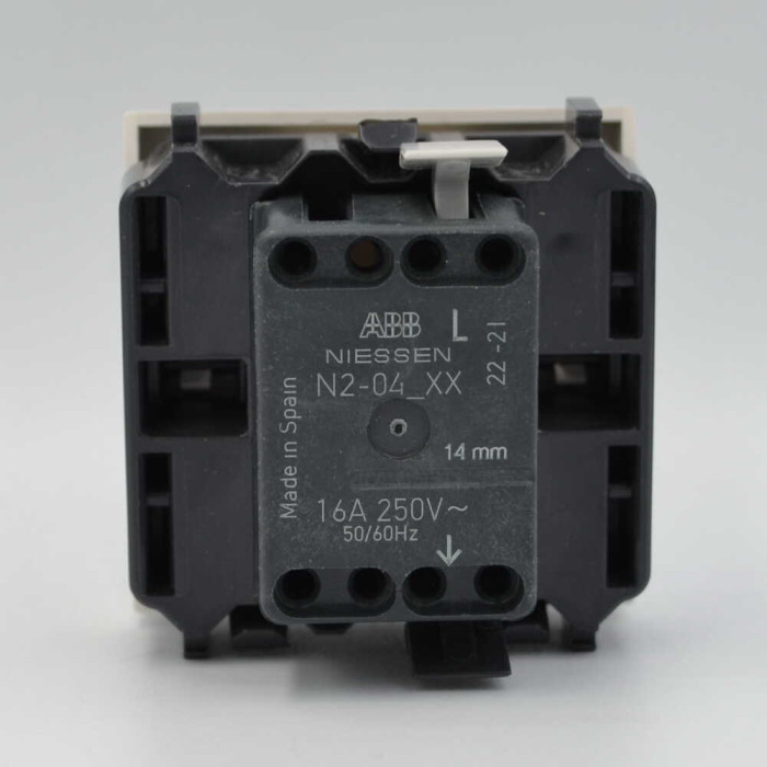 Кнопка ABB Zenit антрацит 1-на