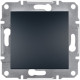 Перемикач Schneider Electric Asfora Plus 1-клавішний перехресний антрацит