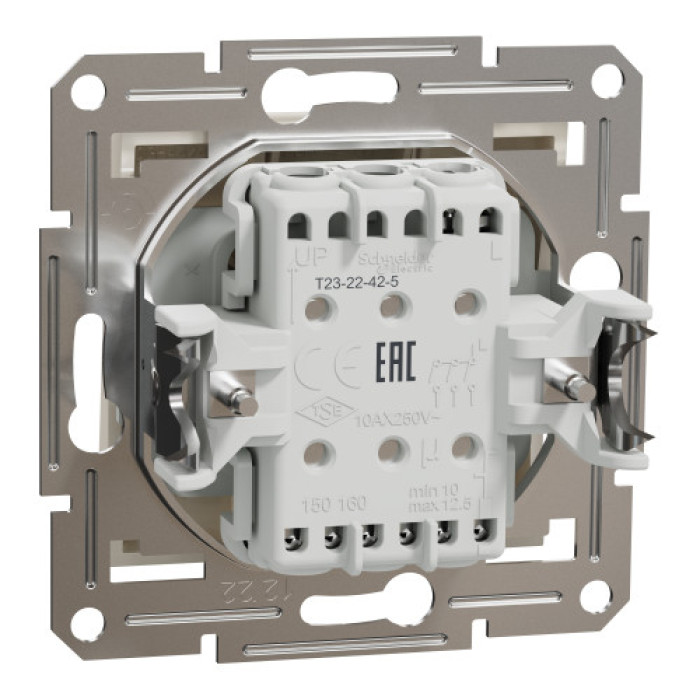 Вимикач Schneider Electric Asfora 3-клавішний кремовий
