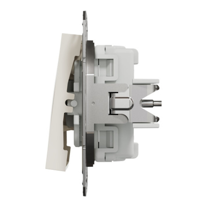 Вимикач Schneider Electric Asfora 3-клавішний кремовий