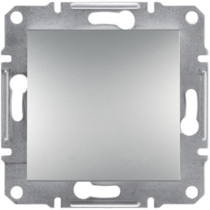 Переключатель Schneider Electric Asfora Plus 1-клавишный перекрестный алюминий