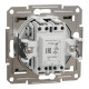 Перемикач Schneider Electric Asfora Plus 1-клавішний прохідний з підсвіткою бронза