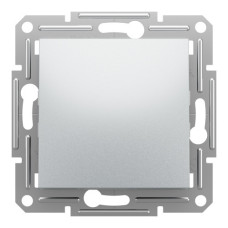 Выключатель Schneider Electric Asfora 1-клавишный IP44 алюминий