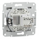Розетка Schneider Electric Asfora Plus комп'ютерна RJ45 кат. 5е UTP алюміній