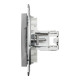 Розетка Schneider Electric Asfora Plus комп'ютерна RJ45 кат. 5е UTP алюміній