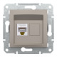 Розетка Schneider Electric Asfora Plus компьютерная RJ45 кат. 5е UTP бронза