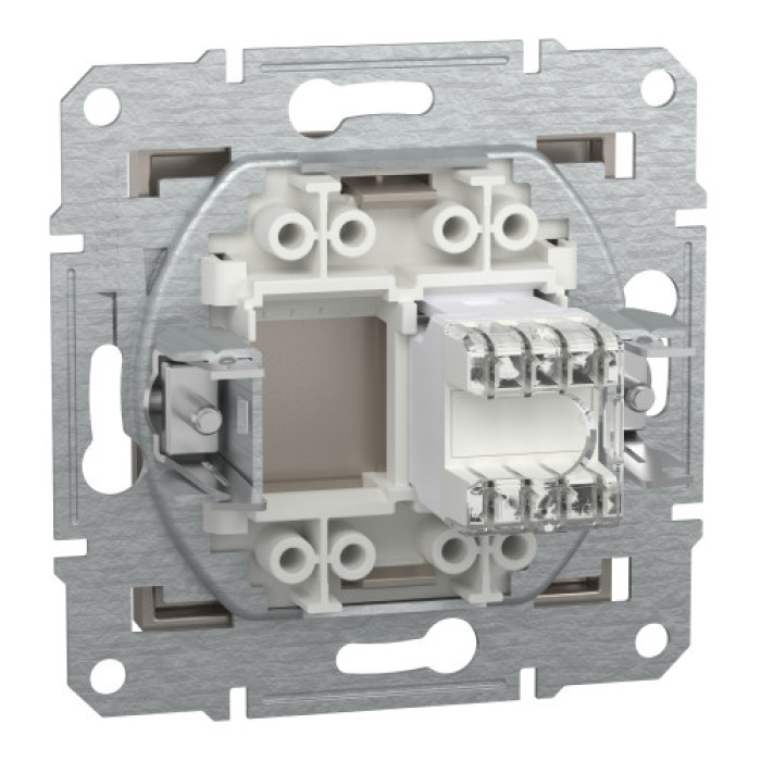 Розетка Schneider Electric Asfora Plus компьютерная RJ45 кат. 5е UTP бронза
