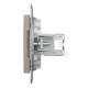Розетка Schneider Electric Asfora Plus компьютерная RJ45 кат. 5е UTP бронза