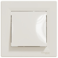 Выключатель Schneider Electric Asfora 1-клавишный кремовый