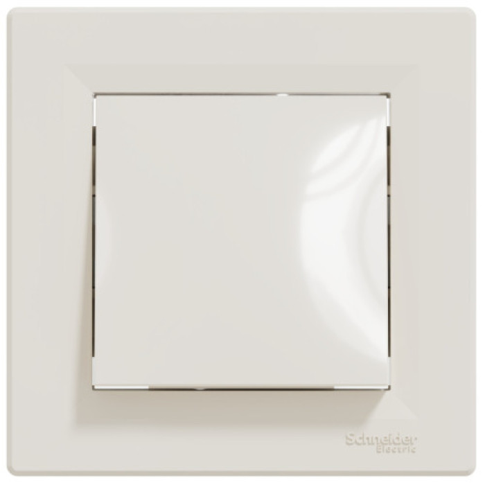 Выключатель Schneider Electric Asfora 1-клавишный кремовый