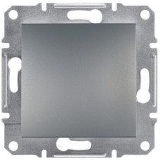 Выключатель Schneider Electric Asfora 1-клавишный IP44 сталь