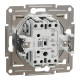 (АКЦІЯ!!! 4+1 шт.) Вимикач Schneider Electric Asfora б/рамки 1-клавішний кремовий