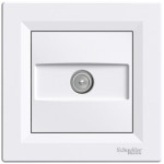 Розетка Schneider Electric Asfora TV кінцева (1 дБ) біла