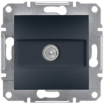 Розетка Schneider Electric Asfora Plus TV кінцева (1 дБ) антрацит