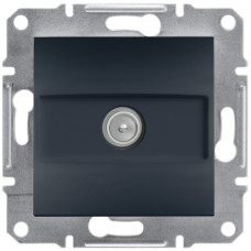 Розетка Schneider Electric Asfora Plus TV концевая (1 дБ) антрацит
