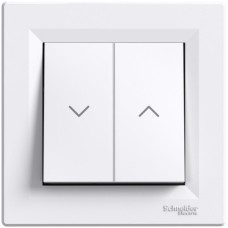 Выключатель Schneider Electric Asfora для жалюзи белый