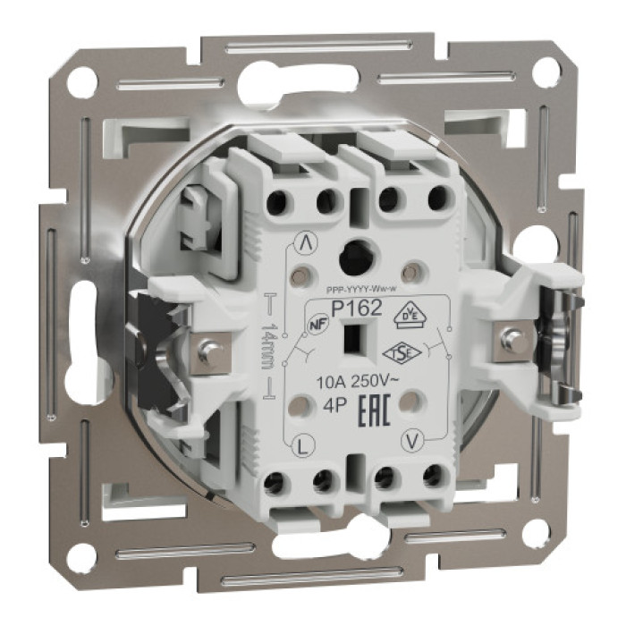 Вимикач Schneider Electric Asfora для жалюзі білий