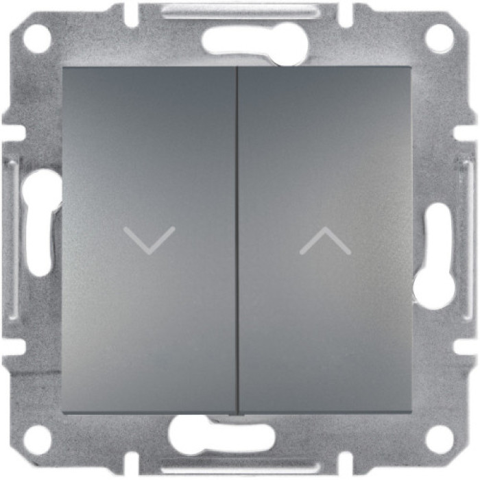 Вимикач Schneider Electric Asfora Plus для жалюзі сталь