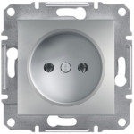 Розетка Schneider Electric Asfora Plus без заземления алюминий