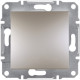 Перемикач Schneider Electric Asfora Plus 1-клавішний перехресний бронза