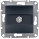 Розетка Schneider Electric Asfora TV 8 dB прохідна антрацит