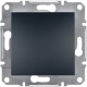 Вимикач Schneider Electric Asfora Plus 1-клавішний антрацит