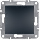 Вимикач Schneider Electric Asfora 1-клавішний IP44 антрацит