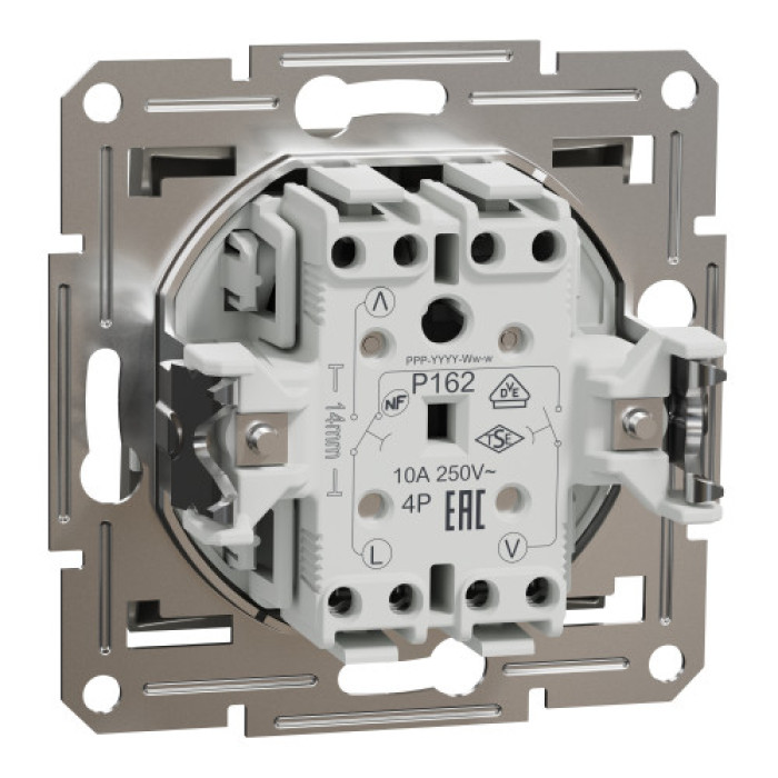 Вимикач Schneider Electric Asfora Plus для жалюзі бронза