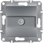 Розетка Schneider Electric Asfora TV 8 dB прохідна сталь