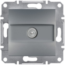 Розетка Schneider Electric Asfora TV 8 dB прохідна сталь