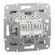 Розетка Schneider Electric Asfora Plus компьютерная UTP кат. 6 двойная сталь