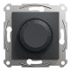 Діммер поворотний LED RC 3-370 Вт Антрацит Asfora