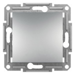 Перемикач Schneider Electric Asfora Plus 1-клавішний прохідний алюміній