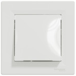 Перемикач Schneider Electric Asfora 1-клавішний перехресний білий