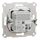 Розетка Schneider Electric Asfora Plus 2xUSB A+C 2.4А сталь
