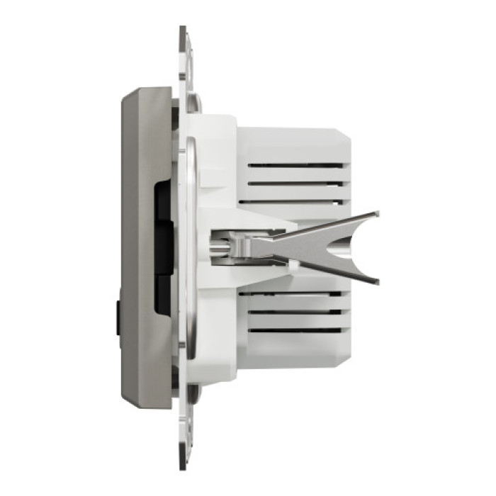 Розетка Schneider Electric Asfora Plus 2xUSB A+C 2.4А бронза