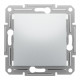 Вимикач Schneider Electric Asfora Plus 1-клавішний алюміній