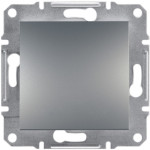 Вимикач Schneider Electric Asfora Plus 1-клавішний сталь