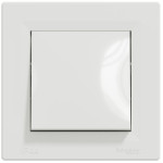 Вимикач Schneider Electric Asfora 1-клавішний IP44 білий