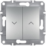 Вимикач Schneider Electric Asfora Plus для жалюзі алюміній